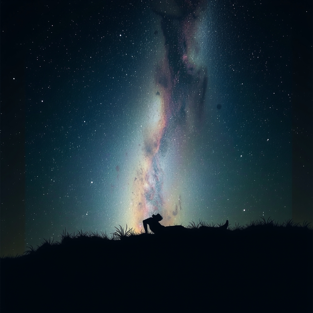 Cielo nocturno estrellado como aula de astronomía